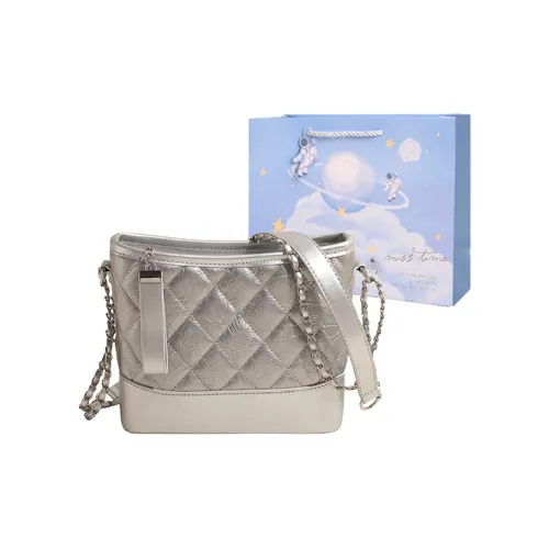 Duoluplo Doron Paul ПУ (полиуретан) Сумка через плечо Сумка на плечо Женская Серебряный Черный Экрю