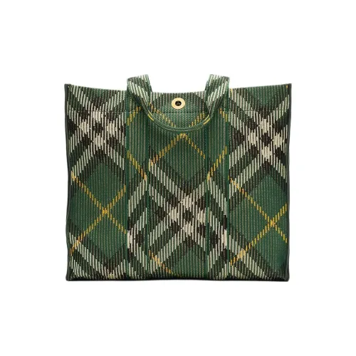 Burberry Нейлоновая Сумка Средняя Женская Плющево-Зеленая