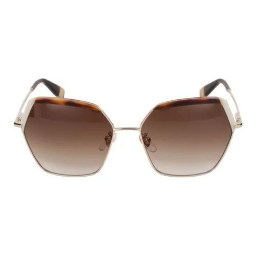 Furla Металл Бабочка Солнцезащитные очки Женские Черепаховый
