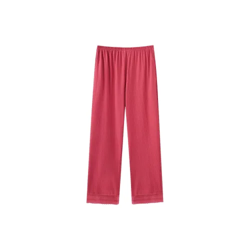 MADALLO Пижамные штаны женские алого цвета