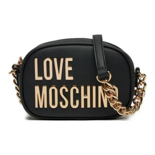 LOVE MOSCHINO Сумка через плечо из искусственной кожи маленькая женская черная