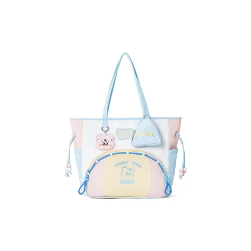 Sound For Life Ткань Тоут Сумка Сумка через плечо Большая Женская Многоцветная