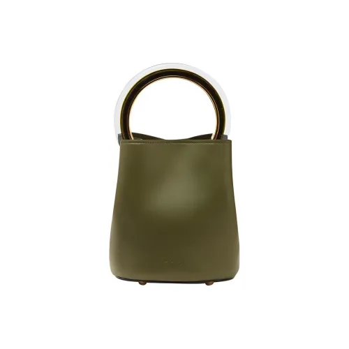 MARNI Телячья кожа Сумка с одним плечевым ремнем Женская Армейский зеленый