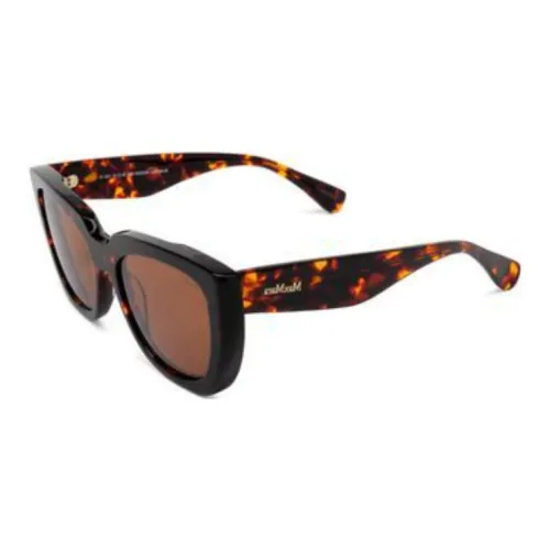 MaxMara Квадратные Солнцезащитные Очки Женские Коричневые