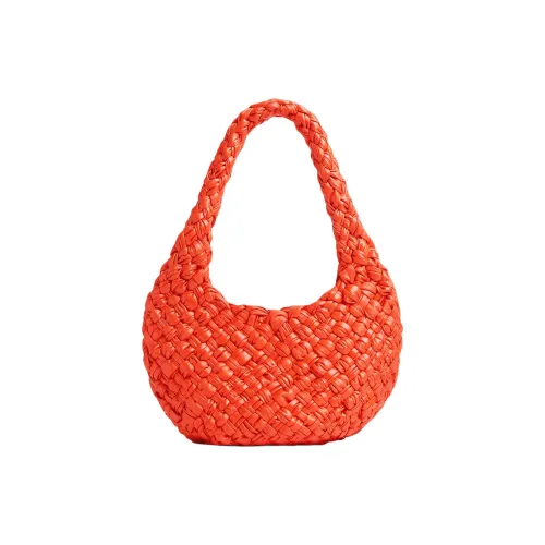 Bottega Veneta Телячья кожа Сумка Сумка через плечо Женская Оранжевая