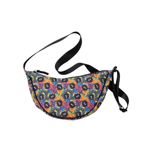 UNIQLO Studio Ghibli Co titled Series Полиэстер Сумка через плечо Унисекс Ярко-оранжевый