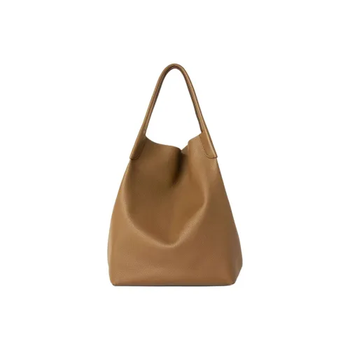 Loro Piana Коровья кожа Сумка Экстра-большая Женская Земляной коричневый Желтый