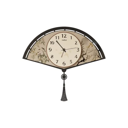 Meishida Sweeping Seconds Movement Унисекс Настенные часы Бежевый