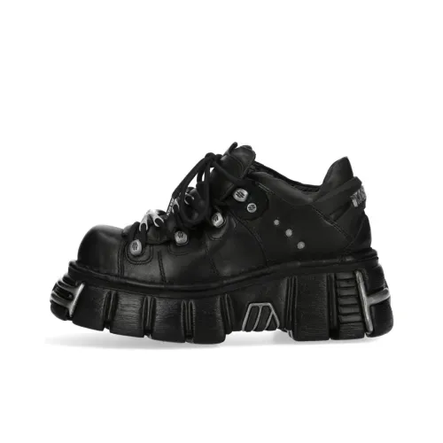 NEW ROCK Низкий топ Повседневная обувь Унисекс Черный