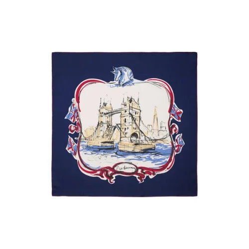 Шелковые шарфы Burberry для женщин белый