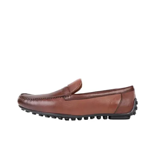 Raidy Boer Лоферы с резиновой подошвой Мужской Кофе