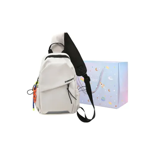 GOX Нейлоновая Сумка через плечо Sling Сумка Стандартная Унисекс Белый Серый Черный