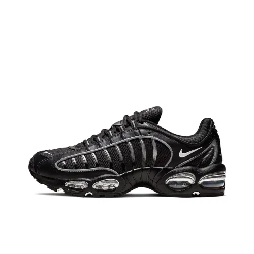 Nike Air Max Tailwind Low Беговые кроссовки Мужские Черные Серебряные