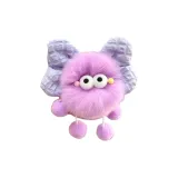 Маленький угольный шарик с арочным дизайном - фиолетовый