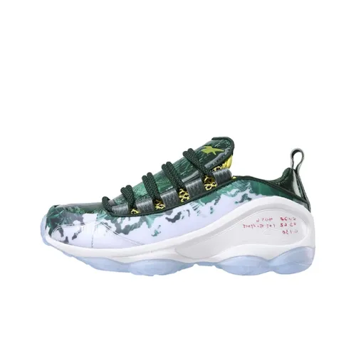 Extra Масло X Predator x Reebok DMX RUN 10 Low Топ Повседневный Беговые кроссовки Унисекс Зеленый