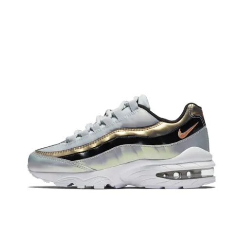 Nike Air Max 95 Low Топ Марафон Беговые кроссовки Женские Розово-золотой