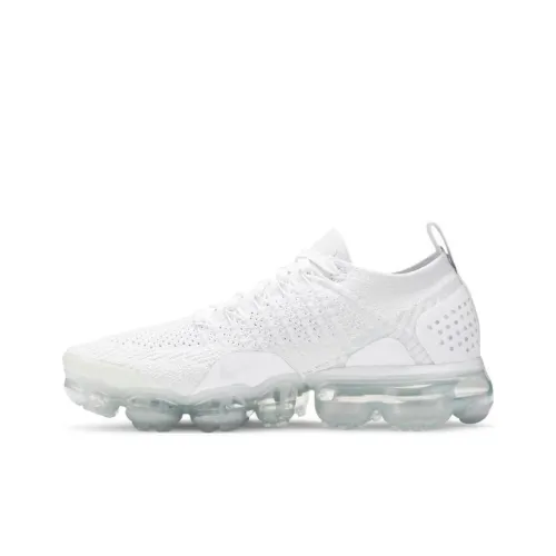 Nike VaporMax 2,0 Low Топ Air Cushion Повседневные Беговые Кроссовки Женские Белые