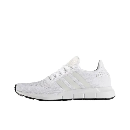 Adidas Swift Run Нескользящий Легкий Низкий Топ Марафон Беговые кроссовки Унисекс Белый