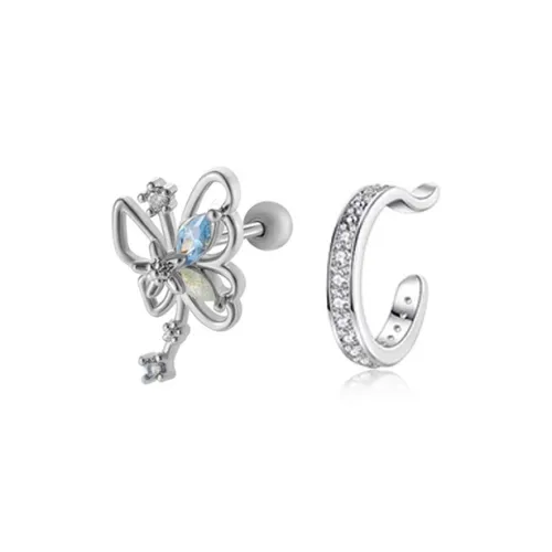 VERENA REINE Титановые стальные серьги-гвоздики для женщин