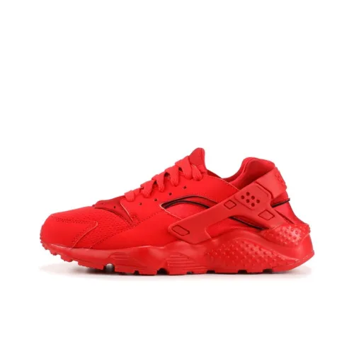 Nike Air Huarache Амортизация Низкий Топ Марафон Беговые кроссовки Женские Красный