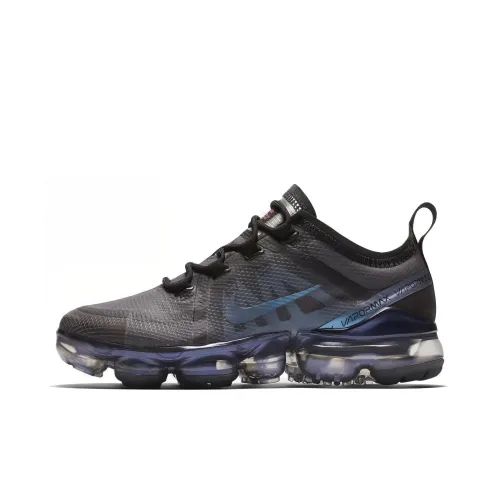 Nike VaporMax 2019 Low Топ Air Cushion Тренировочные Беговые Кроссовки Женские Черный Синий