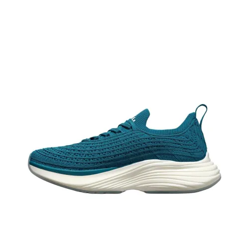 APL ATHLETIC PROPULSION LABS Беговые кроссовки Низкий Топ Синий с Белым Надпись Женские