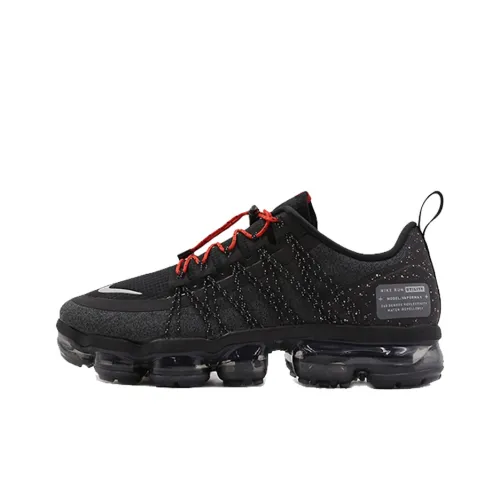 nike Vapormax Run Utility Черный REFLECT Серебряный Низкий Топ Беговые кроссовки Мужской Черный Фиолетовый
