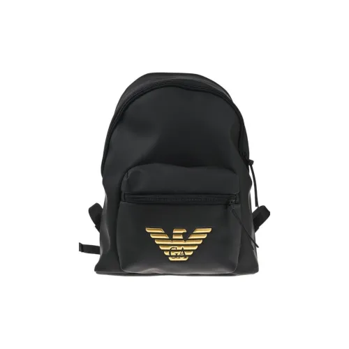 EMPORIO ARMANI Полиэстер Рюкзак Средний Мужской Черный