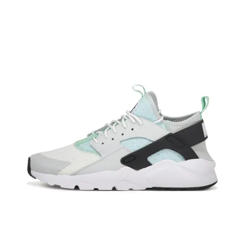 Nike Air Huarache Run Нескользящий Легкий Низкий Топ Беговые кроссовки Мужские Серебристо-белый Черный