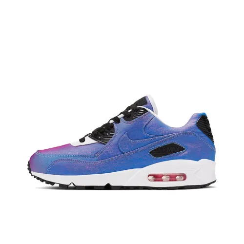 Nike Air Max 90 Low Топ Повседневные Беговые Кроссовки Женские Фиолетовые