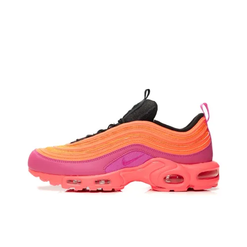 Nike Air Max Plus Амортизация Баланс Низкий Топ Повседневные Беговые кроссовки Унисекс Розовый