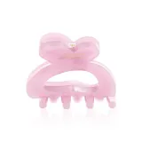 Заколка-краб "Бабочка" розового и фиолетового цвета