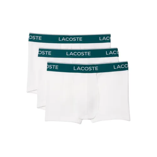 LACOSTE Трусы Мужские 3 упаковки белый