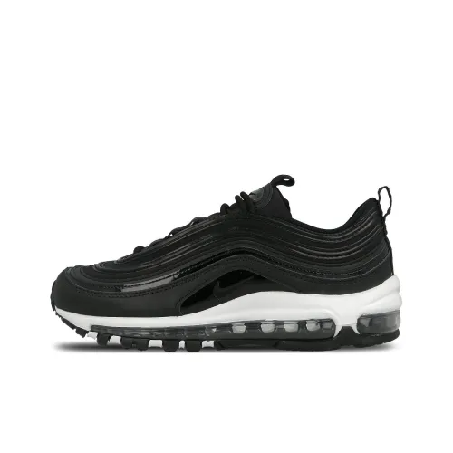 Nike Air Max 97 Low Беговые кроссовки Топ для женщин Черный Белый