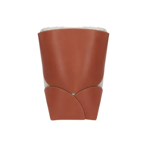 JIL SANDER Телячья кожа Сумка через плечо Женская Коричневая