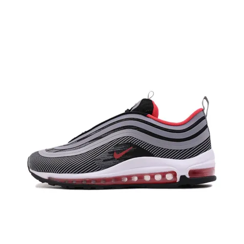 Nike Air Max 97 Low Топ Марафон Беговые кроссовки Мужской Красный Серый