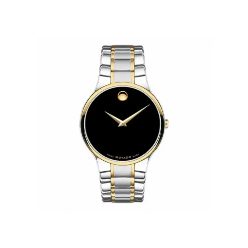 MOVADO Кварцевый механизм Мужские часы 38 мм Черный