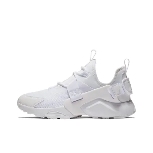Nike Air Huarache Амортизация Легкий Низкий Топ Повседневные Беговые Кроссовки Женские Чисто Белый