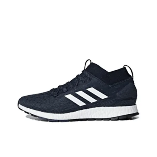 Adidas Амортизирующие низкие беговые кроссовки унисекс черные