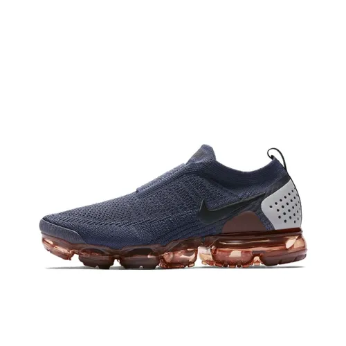 Nike VaporMax Moc 2 Low Топ Air Cushion Marathon Беговые кроссовки Мужской Синий
