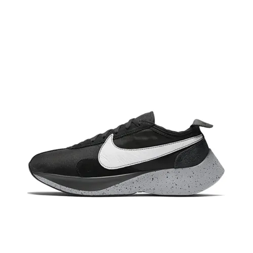 Nike Moon Racer Black Wolf GREY Низкие кроссовки для бега Мужские Черные Серые