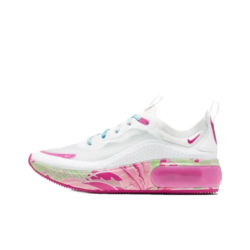 Nike Air Max DIA Low Топ Марафон Беговые кроссовки Женские Белые Фуксия Красный Винтаж