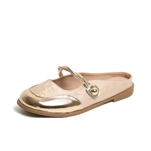 FANNAISHI Домашние тапочки Женские Golden Абрикос