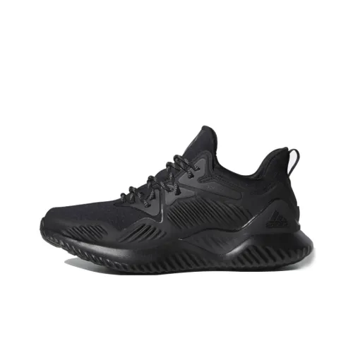 Adidas AlphaBounce Beyond Slip-Resistant Abrasion-Resistant Lightweight MID Top Casual Running Shoes Unisex Black Adidas AlphaBounce Beyond Противоскользящий Устойчивый к истиранию Легкий MID Топ Повседневные Беговые Кроссовки Унисекс Черный