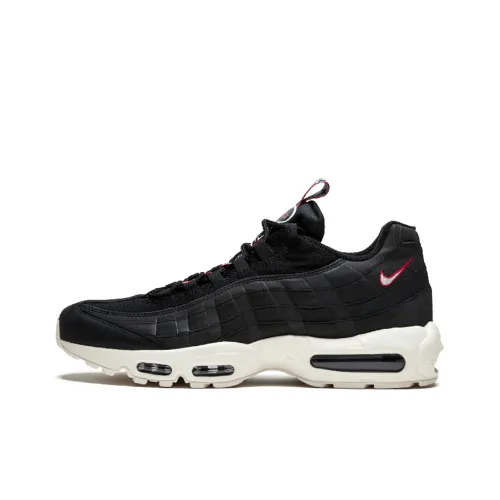 Nike Air Max 95 Low Топ Повседневные Беговые Кроссовки Унисекс Черные