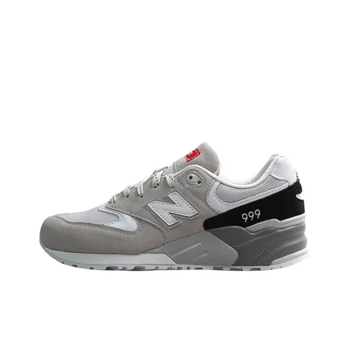 New Balance NB 999 Low Топ Марафон Беговые кроссовки Унисекс Серый Белый D