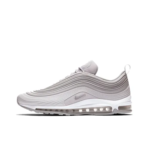 Nike Air Max 97 Low Топ Air Cushion Беговые кроссовки Мужские Серый Белый