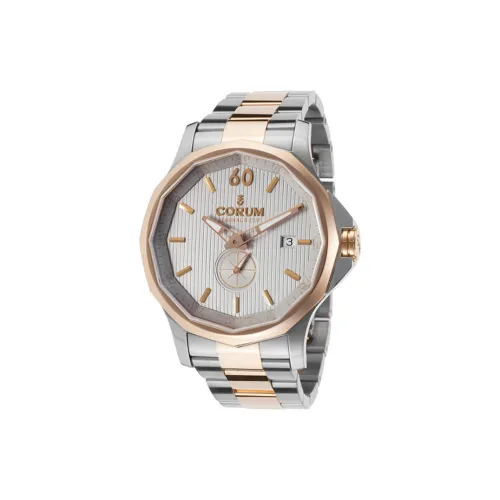 Corum Автоматический Механический Механизм Мужские Часы Часы 42 мм Серый Циферблат Корпус из Нержавеющей Стали