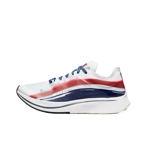 Nike Zoom Fly 1 Fast SP AS Low Топ Беговые кроссовки Женские Синий белый красный