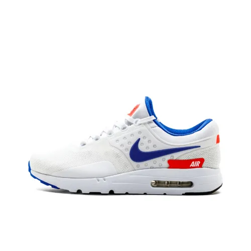 Nike Air Max ZERO Low Top Спортивная обувь Унисекс Белый Синий